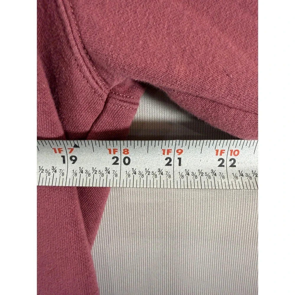 The North Face Mens Rose Pink Graphic Pullover Hoodie Large Never Stop Exploring